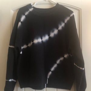 Navy Blue Tie Dye Sweater